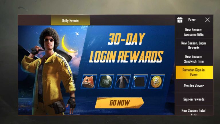 PUBG Ramadan Offer