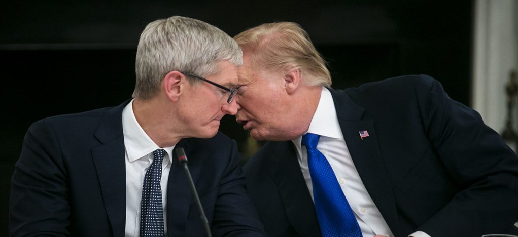 Apple CEO Advised Trump His tariffs Policy hurting Apple