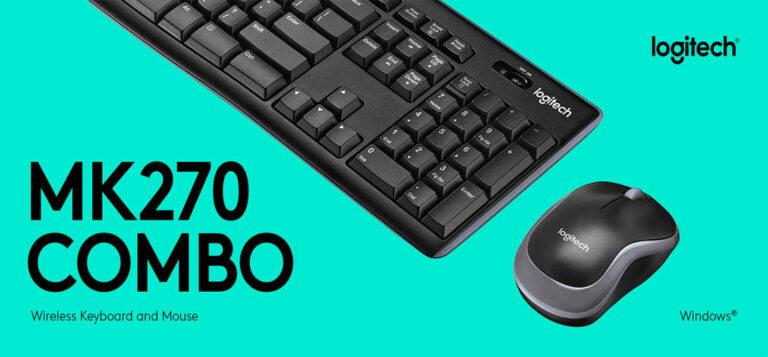 Logitech MK270 Wireless Keyboard And Mouse Combo