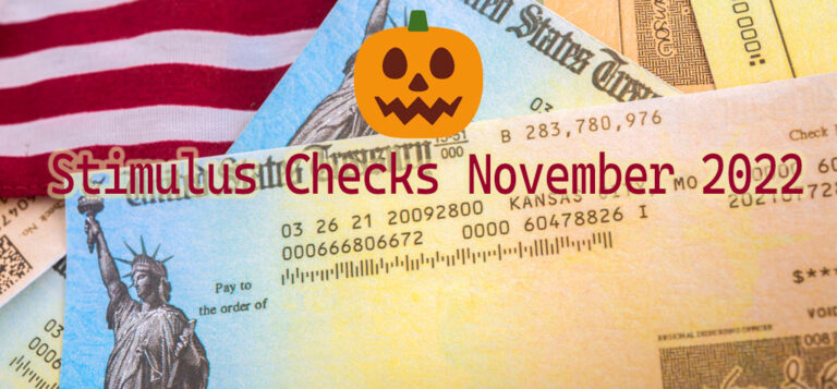 Stimulus Checks Going out in November