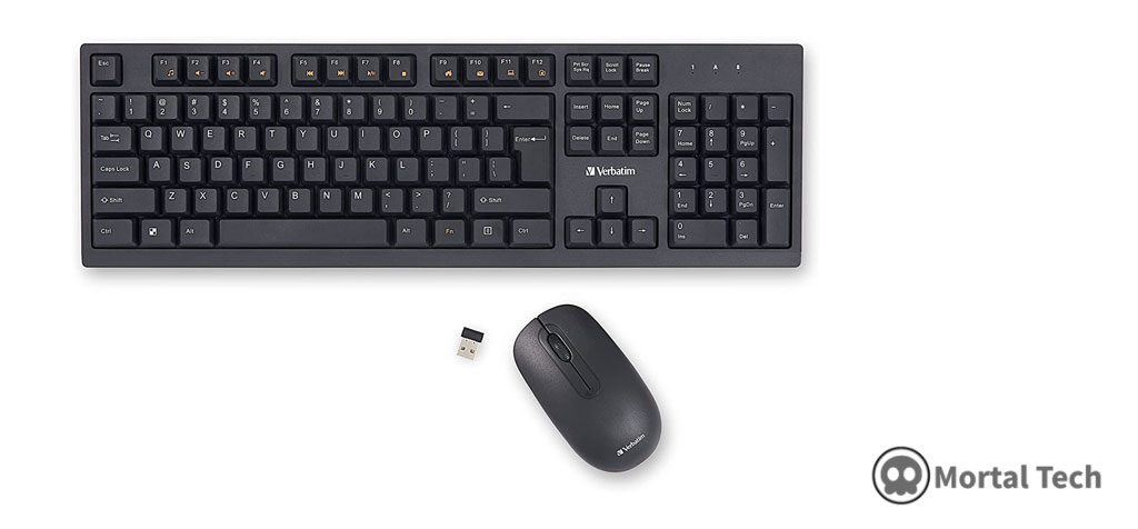 Verbatim 2.4GHz Wireless USB Keyboard and Mouse Combo - Mortaltech