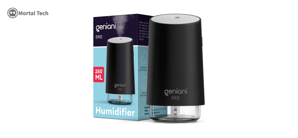 GENIANI Portable Small Cool Mist Humidifiers Mortaltech